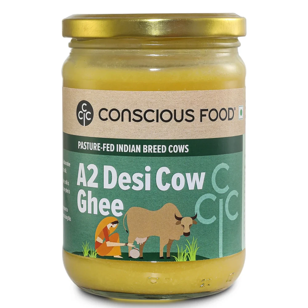 Conscious Food A2 Desi Cow ghee 500ml