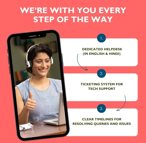 We are with you on every step